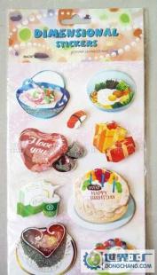 闪光立体金粉贴花卉 礼品与工艺品的精致之选