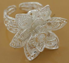 韩风花语，指尖绽放 仿真牡丹戒指，赠予她的心动之礼